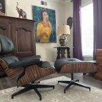 Extra Large IMUS Lounge Chair Aniline Full-grain Vintage glossy Tan Brown Leather CKTY330 photo review