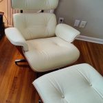 IMUS Lounge Chair Replica Ivory White & Walnut ckty306 photo review
