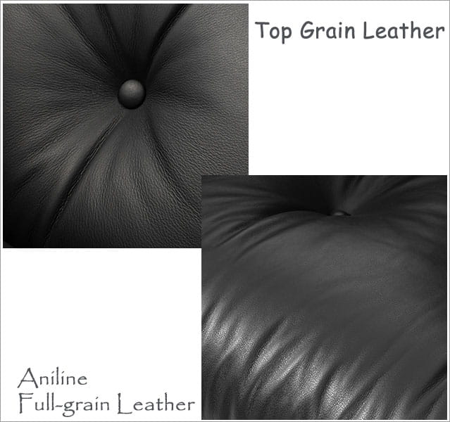 Leather type comparison