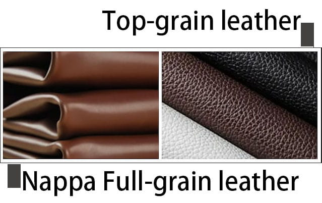 Nappa full grain leather