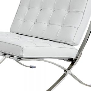 Barcelona Chair White