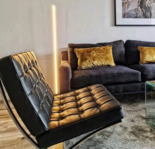 Barcelona Chair Replica Amber Color photo review