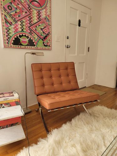 Barcelona Chair Replica Dark Brown photo review