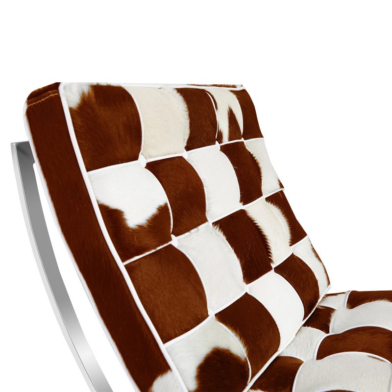 barcelona chair replica brown horsehair