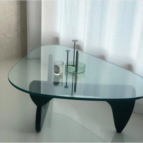 Triangle  Glass Top Noguchi Coffee Table photo review