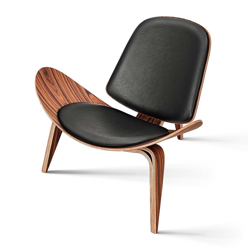 shell chair Palisander