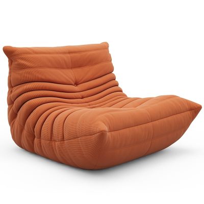 togo sofa Corduroy orange