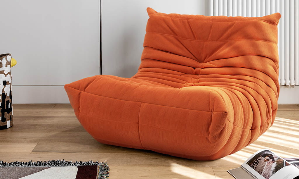 togo sofa orange banner