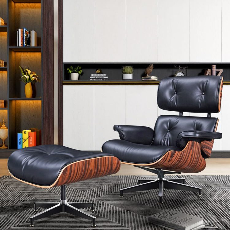 Extra Large IMUS Lounge Chair Aniline Full-grain Leather CKTY329
