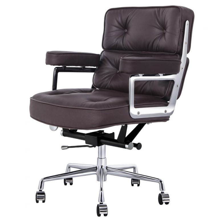 Eam.s Executive Office Chair Lob­by Chair (ES 104) Dark Brown CKTY205B