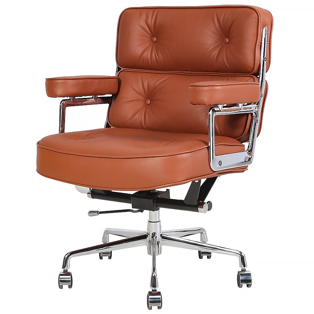 eames executive chair brown