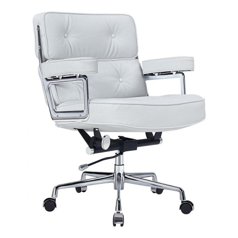 Eam.s Executive Office Chair Lob­by Chair (ES 104) White CKTY205D