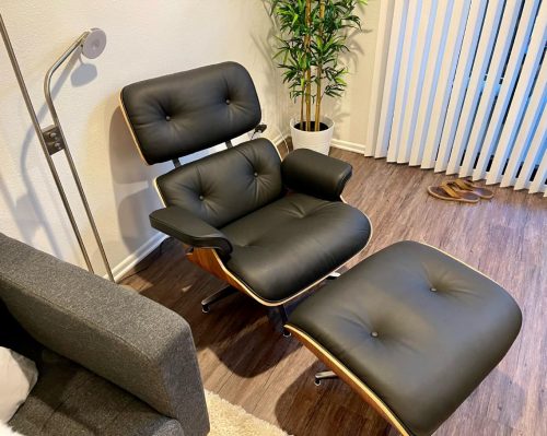 Extra Large IMUS Lounge Chair Aniline Leather CKTY328 photo review