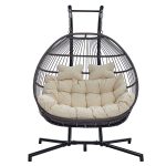 Swing hanging egg chair 2 person