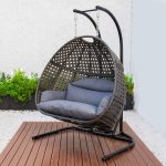patio wicker swing chair