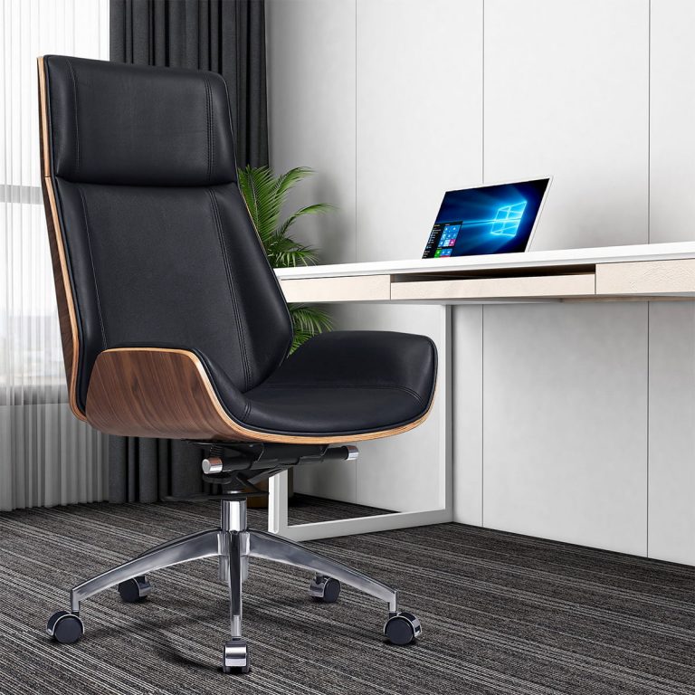 Executive Office Chair Plywood BLACK CKHJ301A
