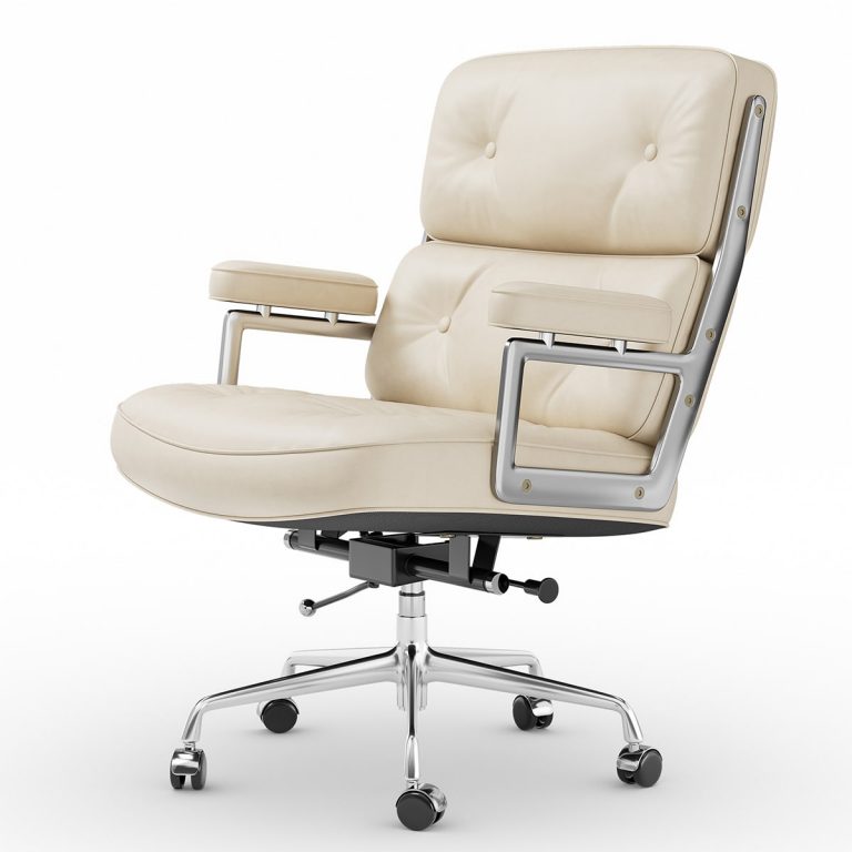 Eam.s Executive Office Chair Lob­by Chair (ES 104) Cream CKTY205D2