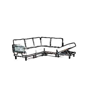 5-Seater Recliner L Shape