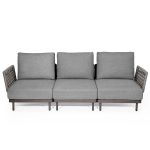 Dark gray Modular Sectional Couch (6)