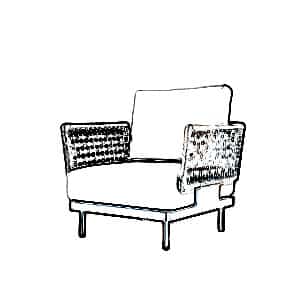 single-seater sofa