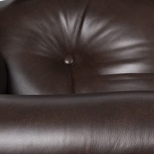 Dark Brown Halo Full-grain Leather.