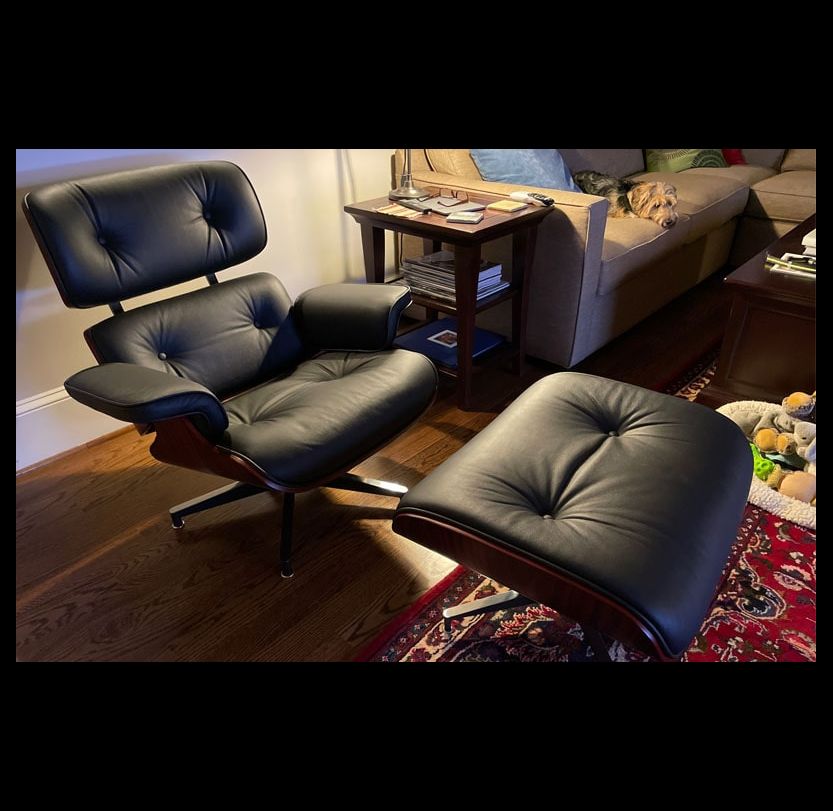 Eames chair height comparison